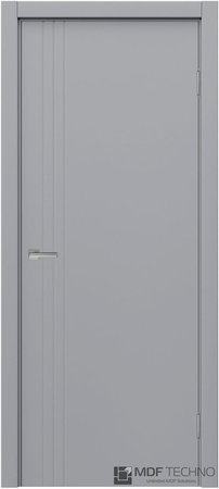 Входная дверь  - Межкомнатная дверь эмаль модель Доминика Стефани 1033 RAL 7040