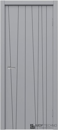 Входная дверь  - Межкомнатная дверь эмаль модель Доминика Стефани 1052 RAL 7040