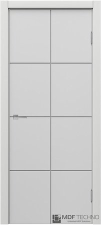 Входная дверь  - Межкомнатная дверь эмаль модель Доминика Стефани 1061 Белый