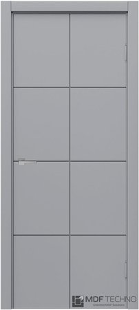 Входная дверь  - Межкомнатная дверь эмаль модель Доминика Стефани 1061 RAL 7040