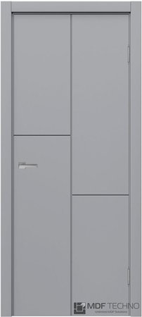 Входная дверь  - Межкомнатная дверь эмаль модель Доминика Стефани 1063 RAL 7040