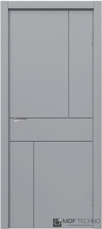 Входная дверь  - Межкомнатная дверь эмаль модель Доминика Стефани 1064 RAL 7040