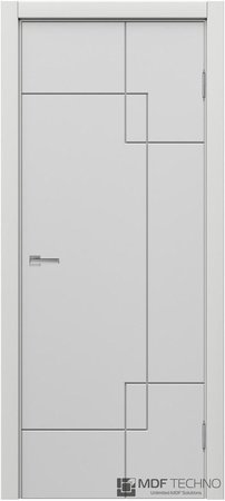 Входная дверь  - Межкомнатная дверь эмаль модель Доминика Стефани 1065 Белый