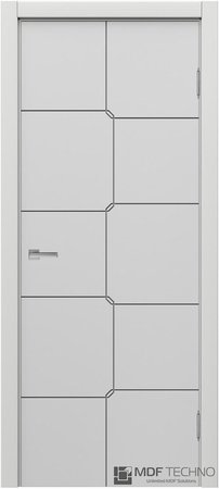 Входная дверь  - Межкомнатная дверь эмаль модель Доминика Стефани 1066 Белый