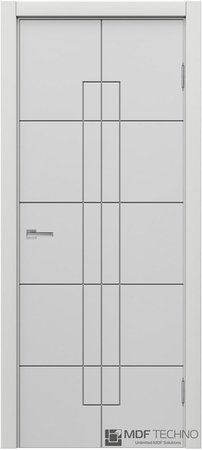 Входная дверь  - Межкомнатная дверь эмаль модель Доминика Стефани 1067 Белый