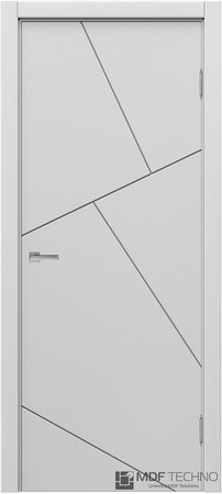 Входная дверь  - Межкомнатная дверь эмаль модель Доминика Стефани 1071 Белый
