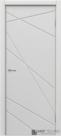 Входная дверь  - Межкомнатная дверь эмаль модель Доминика Стефани 1072 Белый