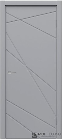 Входная дверь  - Межкомнатная дверь эмаль модель Доминика Стефани 1072 RAL 7040