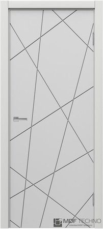Входная дверь  - Межкомнатная дверь эмаль модель Доминика Стефани 1073 Белый