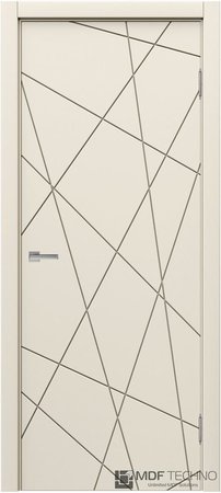 Входная дверь  - Межкомнатная дверь эмаль модель Доминика Стефани 1075 RAL 1013