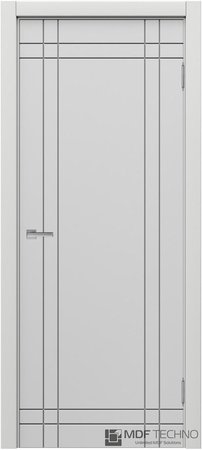 Входная дверь  - Межкомнатная дверь эмаль модель Доминика Стефани 1081 Белый