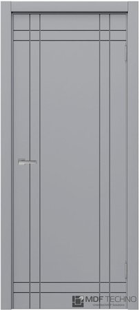 Входная дверь  - Межкомнатная дверь эмаль модель Доминика Стефани 1081 RAL 7040