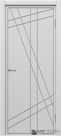 Входная дверь  - Межкомнатная дверь эмаль модель Доминика Стефани 1082 Белый