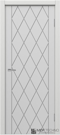 Входная дверь  - Межкомнатная дверь эмаль модель Доминика Стефани 1083 Белый