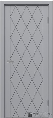 Входная дверь  - Межкомнатная дверь эмаль модель Доминика Стефани 1083 RAL 7040