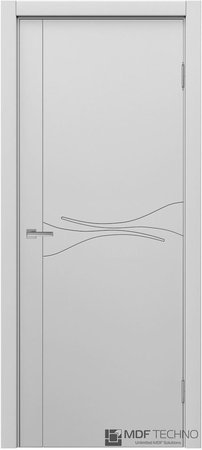 Входная дверь  - Межкомнатная дверь эмаль модель Доминика Стефани 1100 Белый