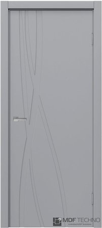 Входная дверь  - Межкомнатная дверь эмаль модель Доминика Стефани 1101 RAL 7040