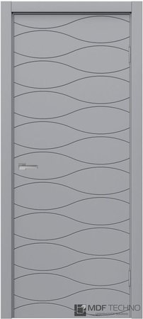 Входная дверь  - Межкомнатная дверь эмаль модель Доминика Стефани 1105 RAL 7040