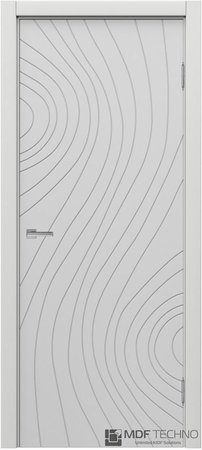 Входная дверь  - Межкомнатная дверь эмаль модель Доминика Стефани 1106 Белый