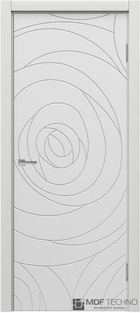 Входная дверь  - Межкомнатная дверь эмаль модель Доминика Стефани 1121 Белый