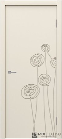 Входная дверь  - Межкомнатная дверь эмаль модель Доминика Стефани 1122 RAL 1013