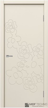 Входная дверь  - Межкомнатная дверь эмаль модель Доминика Стефани 1124 RAL 1013