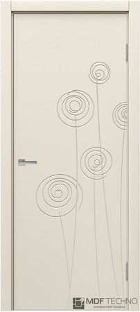 Входная дверь  - Межкомнатная дверь эмаль модель Доминика Стефани 1126 RAL 1013