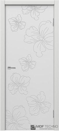 Входная дверь  - Межкомнатная дверь эмаль модель Доминика Стефани 1127 Белый