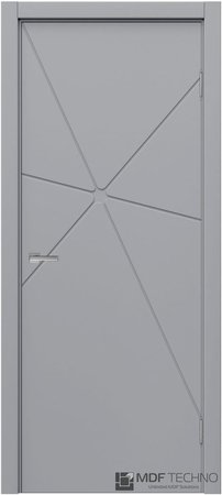 Входная дверь  - Межкомнатная дверь эмаль модель Доминика Стефани 1128 RAL 7040