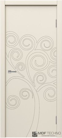 Входная дверь  - Межкомнатная дверь эмаль модель Доминика Стефани 1131 RAL 1013