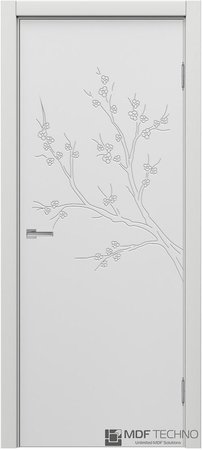 Входная дверь  - Межкомнатная дверь эмаль модель Доминика Стефани 1132 Белый