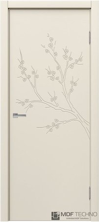 Входная дверь  - Межкомнатная дверь эмаль модель Доминика Стефани 1132 RAL 1013