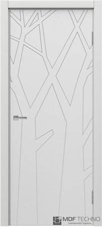 Входная дверь  - Межкомнатная дверь эмаль модель Доминика Стефани 1133 Белый