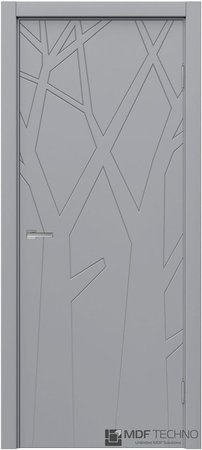 Входная дверь  - Межкомнатная дверь эмаль модель Доминика Стефани 1133 RAL 7040