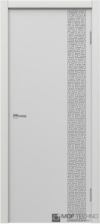 Входная дверь  - Межкомнатная дверь эмаль модель Доминика Стефани 1142 Белый