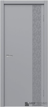 Входная дверь  - Межкомнатная дверь эмаль модель Доминика Стефани 1142 RAL 7040