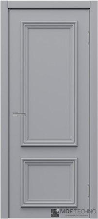 Входная дверь  - Межкомнатная дверь эмаль модель Доминика Стефани 2002 RAL 7040