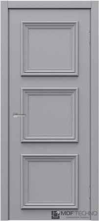 Входная дверь  - Межкомнатная дверь эмаль модель Доминика Стефани 2004 RAL 7040