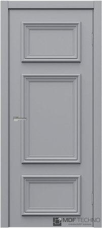 Входная дверь  - Межкомнатная дверь эмаль модель Доминика Стефани 2005 RAL 7040