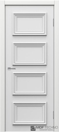 Входная дверь  - Межкомнатная дверь эмаль модель Доминика Стефани 2006 Белый