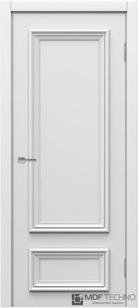 Входная дверь  - Межкомнатная дверь эмаль модель Доминика Стефани 2007 Белый