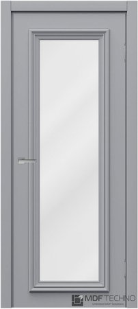 Входная дверь  - Межкомнатная дверь эмаль модель Доминика Стефани 2011 RAL 7040