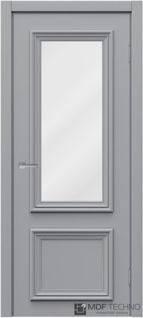 Входная дверь  - Межкомнатная дверь эмаль модель Доминика Стефани 2012 RAL 7040