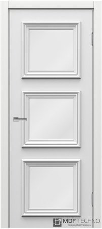 Входная дверь  - Межкомнатная дверь эмаль модель Доминика Стефани 2014 Белый