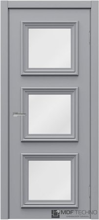 Входная дверь  - Межкомнатная дверь эмаль модель Доминика Стефани 2014 RAL 7040