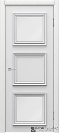 Входная дверь  - Межкомнатная дверь эмаль модель Доминика Стефани 2015 Белый