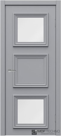 Входная дверь  - Межкомнатная дверь эмаль модель Доминика Стефани 2015 RAL 7040