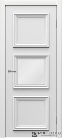 Входная дверь  - Межкомнатная дверь эмаль модель Доминика Стефани 2016 Белый