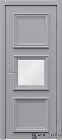 Входная дверь  - Межкомнатная дверь эмаль модель Доминика Стефани 2016 RAL 7040