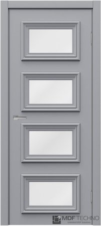 Входная дверь  - Межкомнатная дверь эмаль модель Доминика Стефани 2019 RAL 7040